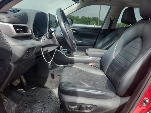 5TDGZRBH8LS506687 - 2020 TOYOTA HIGHLANDER XLE Կարմիր լուսանկար 7