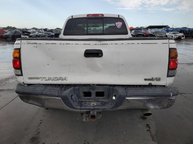 5TBRT34111S203909 - 2001 TOYOTA TUNDRA ACCESS CAB WHITE photo 6