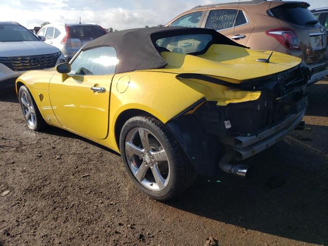 1G2MG35X47Y142257 - 2007 PONTIAC SOLSTICE GXP YELLOW photo 2