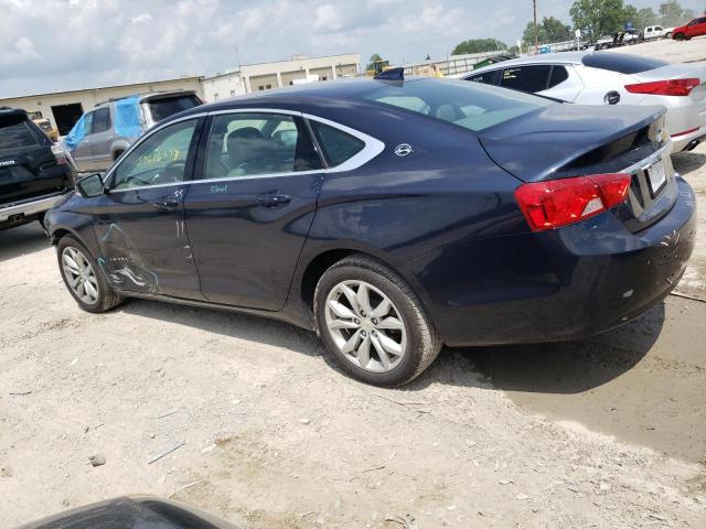 2G1105SA1J9137259 - 2018 CHEVROLET IMPALA LT BLUE photo 2