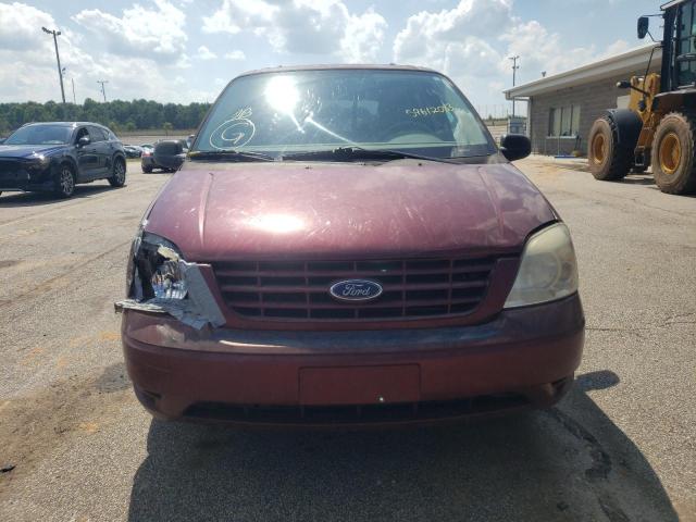 2FMZA51687BA04032 - 2007 FORD FREESTAR SE BURGUNDY photo 5