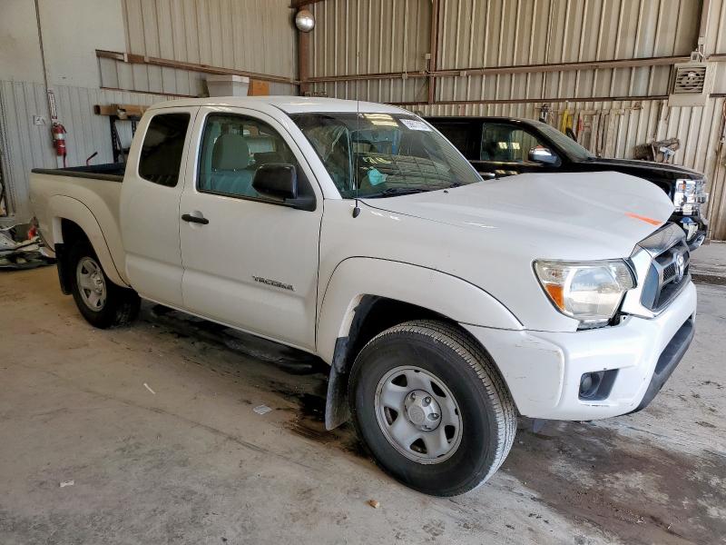 5TFTX4GN0DX026094 - 2013 TOYOTA TACOMA PRERUNNER ACCESS CAB WHITE photo 4