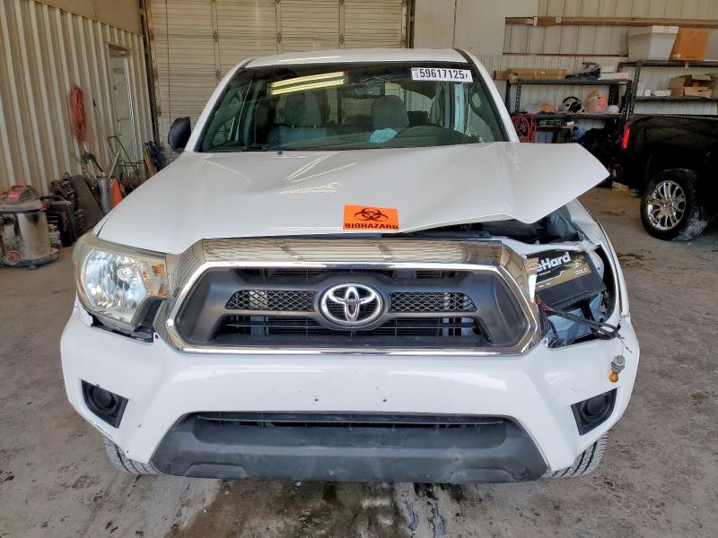 5TFTX4GN0DX026094 - 2013 TOYOTA TACOMA PRERUNNER ACCESS CAB WHITE photo 5