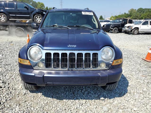 1J4GK58K66W255148 - 2006 JEEP LIBERTY LIMITED BLUE photo 5