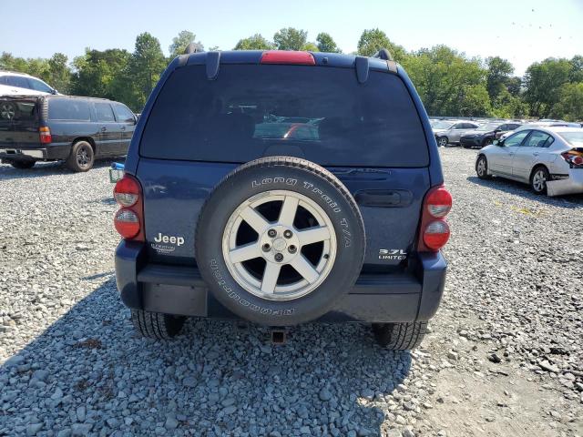 1J4GK58K66W255148 - 2006 JEEP LIBERTY LIMITED BLUE photo 6