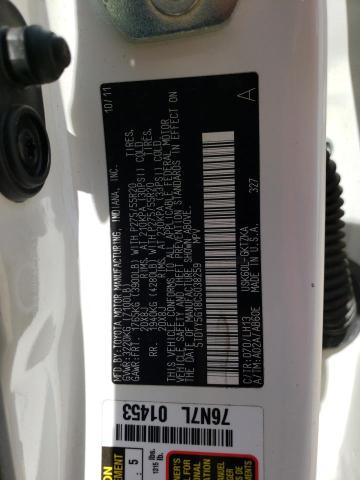 5TDYY5G18CS038259 - 2012 TOYOTA SEQUOIA PLATINUM WHITE photo 13