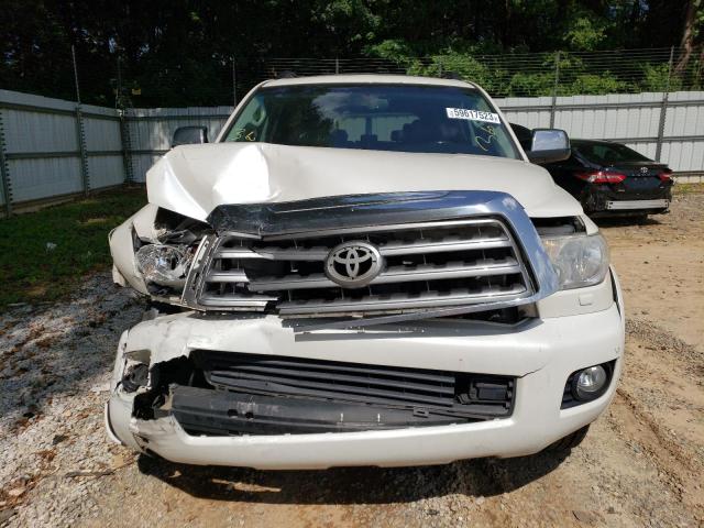 5TDYY5G18CS038259 - 2012 TOYOTA SEQUOIA PLATINUM WHITE photo 5