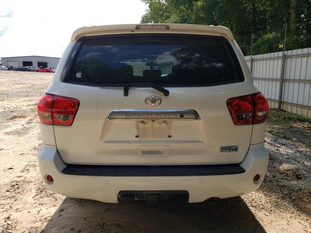 5TDYY5G18CS038259 - 2012 TOYOTA SEQUOIA PLATINUM WHITE photo 6