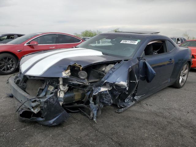 2G1FS1EWXA9115521 - 2010 CHEVROLET CAMARO SS BLUE photo 1