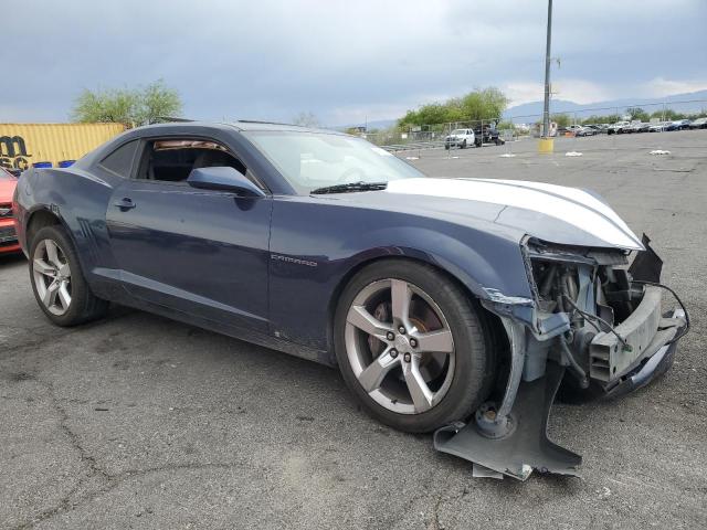 2G1FS1EWXA9115521 - 2010 CHEVROLET CAMARO SS BLUE photo 4