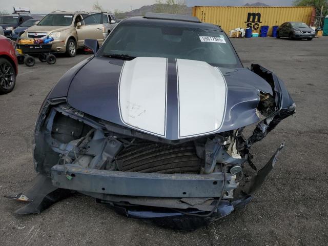 2G1FS1EWXA9115521 - 2010 CHEVROLET CAMARO SS BLUE photo 5