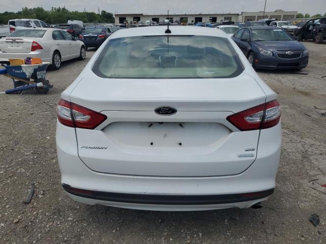 3FA6P0HDXGR226379 - 2016 FORD FUSION SE WHITE photo 6