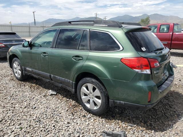 4S4BRBBC2A3331921 - 2010 SUBARU OUTBACK 2.5I PREMIUM GREEN photo 2