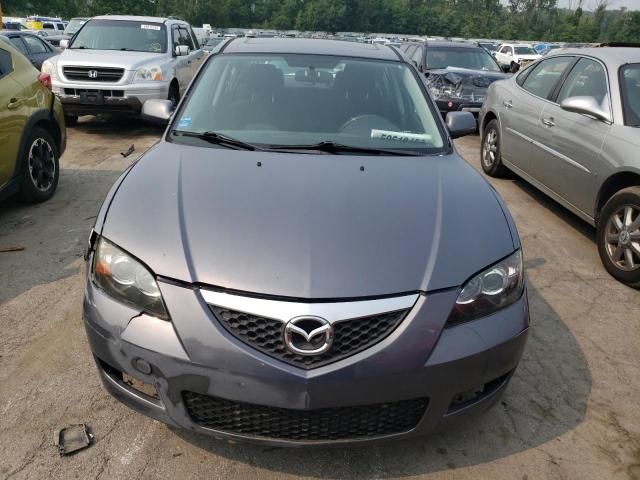 JM1BK12G481803712 - 2008 MAZDA 3 I GRAY photo 5