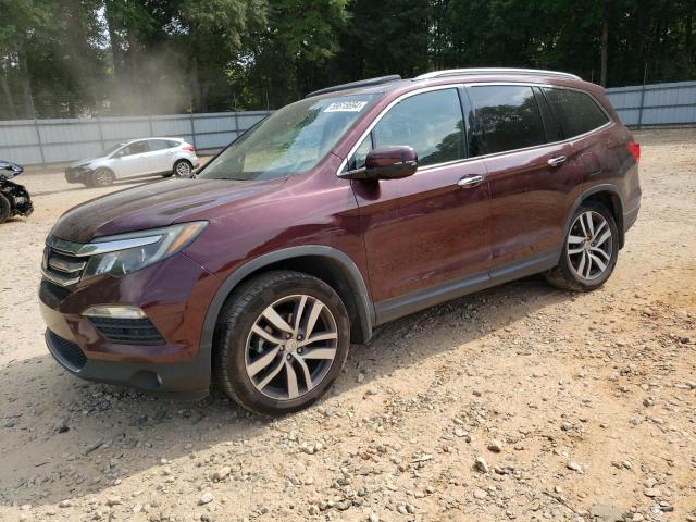 5FNYF6H01GB066657 - 2016 HONDA PILOT ELITE BURGUNDY photo 1