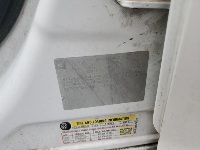 1G1ZH57B08F251686 - 2008 CHEVROLET MALIBU 1LT WHITE photo 12