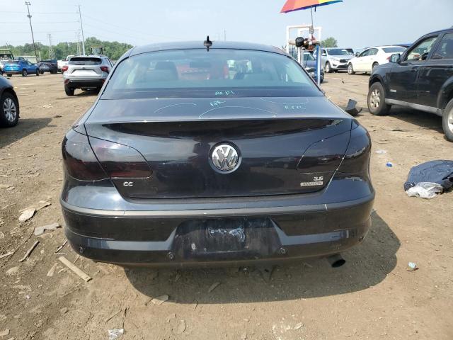 WVWGU7AN7BE730337 - 2011 VOLKSWAGEN CC VR6 4MOTION BLACK photo 6