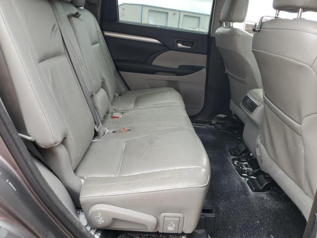 5TDJKRFHXGS236534 - 2016 TOYOTA HIGHLANDER XLE GRAY photo 10