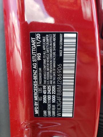 W1K3G4FB8MJ286906 - 2021 MERCEDES-BENZ A 220 4MATIC RED photo 13