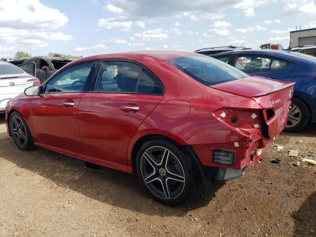 W1K3G4FB8MJ286906 - 2021 MERCEDES-BENZ A 220 4MATIC RED photo 2