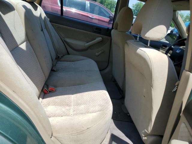 2HGES163X4H596406 - 2004 HONDA CIVIC DX VP მწვანე ფოტო 10