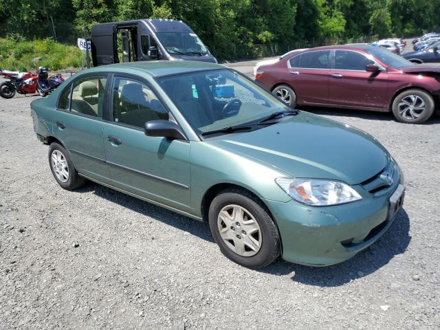 2HGES163X4H596406 - 2004 HONDA CIVIC DX VP მწვანე ფოტო 4