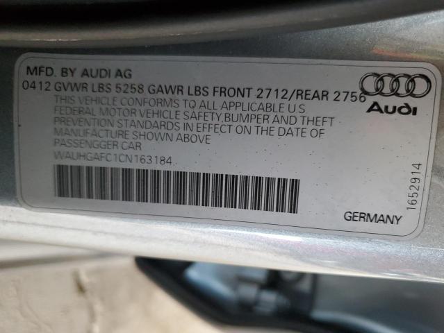 WAUHGAFC1CN163184 - 2012 AUDI A6 PRESTIGE Gümüş foto 13