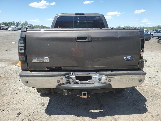 1FTSW21P97EA78109 - 2007 FORD F250 SUPER DUTY CHARCOAL photo 6