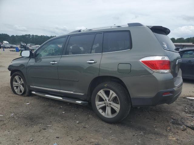 5TDYK3EH5CS067160 - 2012 TOYOTA HIGHLANDER LIMITED GRAY photo 2