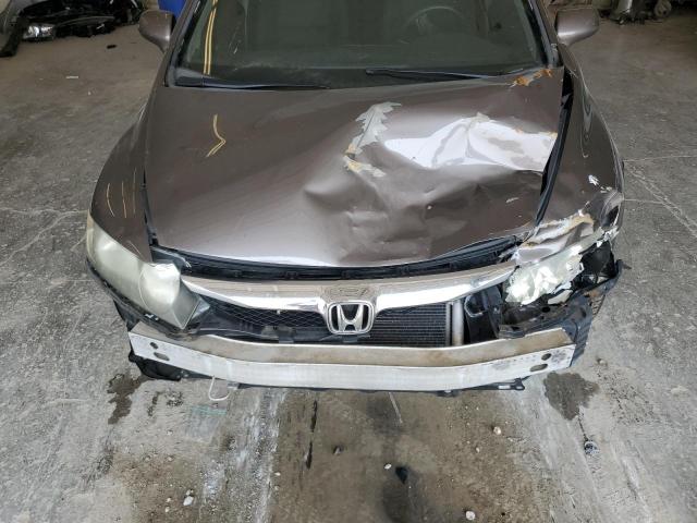 2HGFA16609H535591 - 2009 HONDA CIVIC LX-S Շագանակագույն լուսանկար 11
