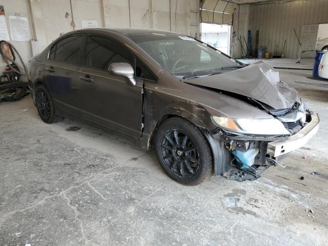 2HGFA16609H535591 - 2009 HONDA CIVIC LX-S Շագանակագույն լուսանկար 4