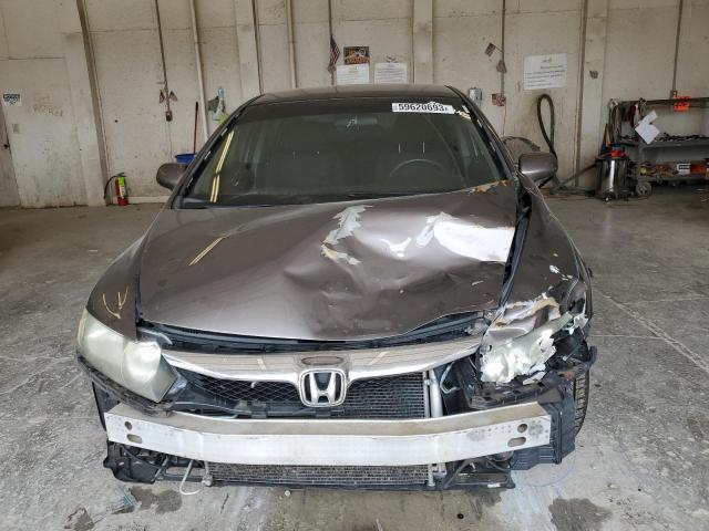 2HGFA16609H535591 - 2009 HONDA CIVIC LX-S Շագանակագույն լուսանկար 5