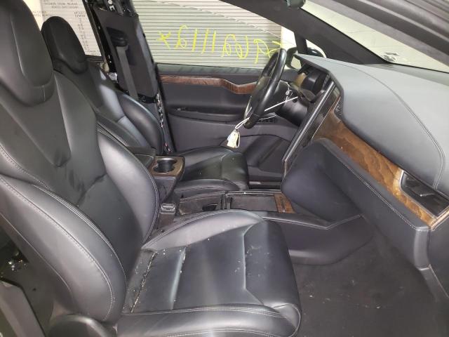 5YJXCAE24JF141386 - 2018 TESLA MODEL X შავი ფოტო 5