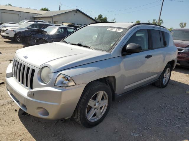 1J8FT47W07D107130 - 2007 JEEP COMPASS SILVER photo 1