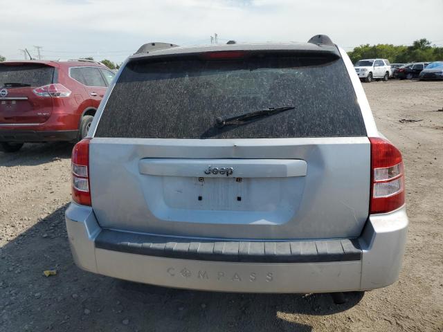 1J8FT47W07D107130 - 2007 JEEP COMPASS SILVER photo 6