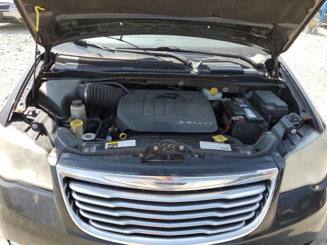 2C4RC1CG5DR734741 - 2013 CHRYSLER TOWN & COU TOURING L BLACK photo 12