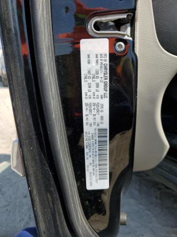 2C4RC1CG5DR734741 - 2013 CHRYSLER TOWN & COU TOURING L BLACK photo 13