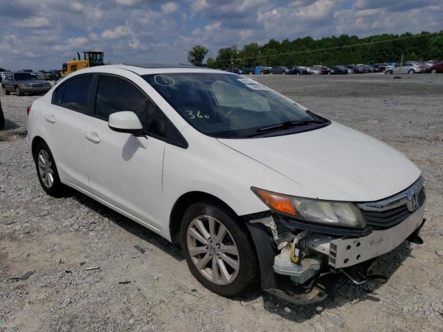 19XFB2F82CE087215 - 2012 HONDA CIVIC EX WHITE photo 4