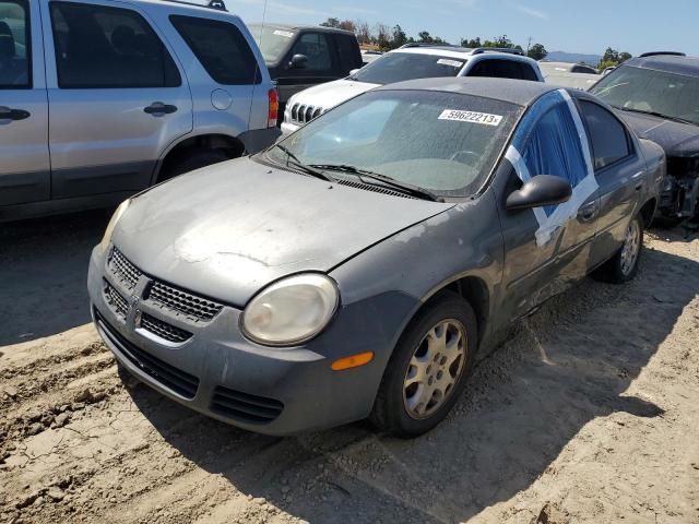 1B3ES56CX5D227339 - 2005 DODGE NEON SXT GRAY photo 1