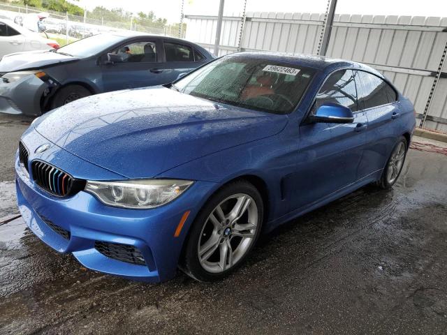 WBA4A5C50FG051871 - 2015 BMW 428 I GRAN COUPE BLUE photo 1