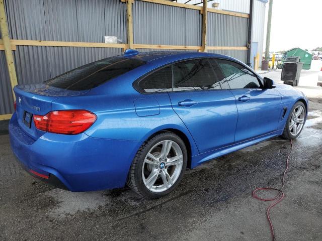 WBA4A5C50FG051871 - 2015 BMW 428 I GRAN COUPE BLUE photo 3