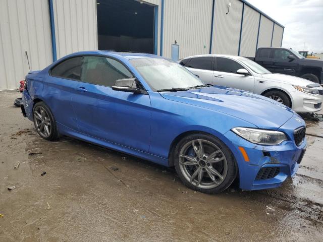 WBA1J7C51FV358993 - 2015 BMW M235I BLUE photo 4