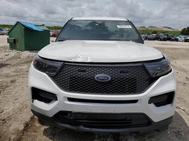 1FM5K8AB9MGA46871 - 2021 FORD EXPLORER POLICE INTERCEPTOR WHITE photo 5