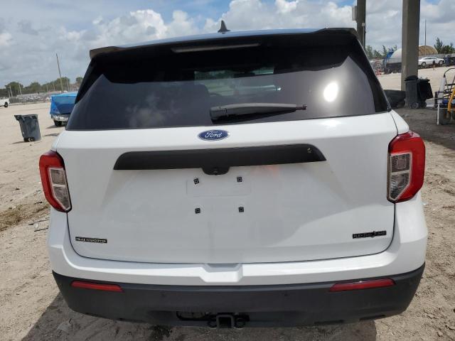 1FM5K8AB9MGA46871 - 2021 FORD EXPLORER POLICE INTERCEPTOR თეთრი ფოტო 6