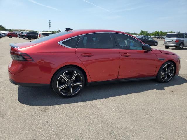 1HGCY2F50PA051816 - 2023 HONDA ACCORD HYBRID SPORT RED photo 3