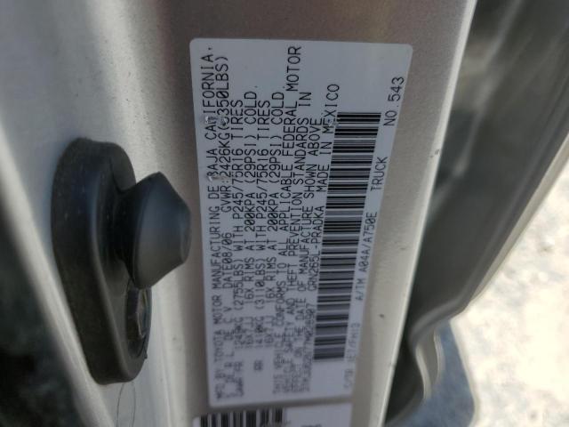 3TMJU62N77M028907 - 2007 TOYOTA TACOMA DOUBLE CAB PRERUNNER SILVER photo 13