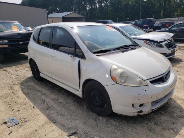 JHMGD38647S057716 - 2007 HONDA FIT S 白色 照片 4