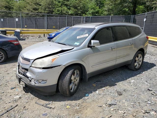 1GNKVLED0BJ127200 - 2011 CHEVROLET TRAVERSE LTZ SILVER photo 1