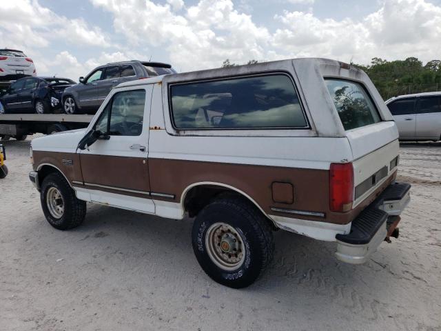 1FMEU15N1NLA00501 - 1992 FORD BRONCO U100 TWO TONE photo 2