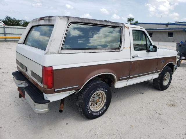 1FMEU15N1NLA00501 - 1992 FORD BRONCO U100 TWO TONE photo 3